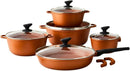 Jogo De Panelas Cookware 5 Peças Revestimento De Granito