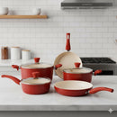 Jogo De Panelas Cookware 5 Peças Revestimento De Granito