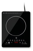 Cooktop De Indução 1 Boca Preto Com Trava De Segurança Painel Touch Screen