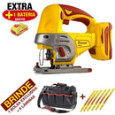 Serra Tico-Tico á Bateria S7010 20V c/  2 Baterias de Lítio 220V + Kit c/ Bolsa + 6 Lâminas STARRETT